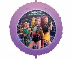 Foliinis balionas K-Pop Demon Hunters Huntrix, 45 cm