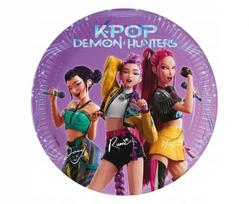Popierinės lėkštutės „K-POP DEMON HUNTERS“ (FSC), 20 cm, 8 vnt.
