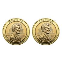 1/2/3 vnt. Paskutinis centas Tribute monetos Pabaigos era Penny 1793-2025 Paskutinis centas Kolekcionuojama moneta Suvenyras Žetonas Istorijos entuziastams Atminimo dovana 2pcs beige