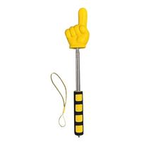 Telescopic Rod Finger Reading Sticks Whiteboard Hand Pointer  School Office Supplies Yellow-01
