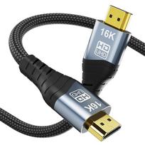 HDMI 2.2 Certified Cable For TV PS5 Xbox Switch HDR eARC 1m 2m 3m 5m Long 16K 60HZ 12K 10K 120HZ 8K 240HZ High Speed Video Cord 0.5M