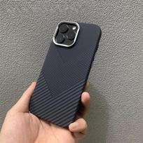 Geometric Triangle Armor Magnetic Case for iPhone 15 16 17 Pro Max Both Shades Carbon Matte Cover Camera Frame Shockproof Shell iPhone 15 Pro black