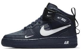 Nike Air Force 1 Mid Obsidian Tour Yellow White GS AV3803-400 36 black