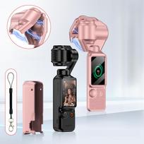 For DJI Osmo Pocket 4 Magnetic Protective Case Shockproof Hard Cover Anti-Scratch Camera Cover for Action Photography rožinė