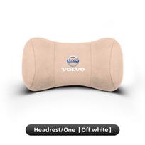Suede Galvos Atrama Automobilio Kvėpuojanti Atminties Putų Kaklo Pagalvė Volvo XC60 XC40 V90 V60 V40 XC90 XC70 V50 S60 V70 S90 AWD T6 EX90 EX30 beige