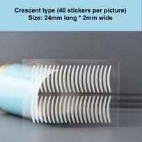1sheet Eyelid Tape Sticker Invisible Double Fold Eyelid Paste Self-adhesive Eye Tape Makeup Tool gray
