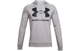 Under Armour Rival Sweatshirts Men's Gray Hooded Moderate Regular 1357093-011 XL gray