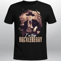 I'm Your Huckleberry Doc Holliday T Shirt /Tombstone Western L gray