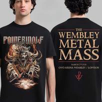 Powerwolf Wake Up The Wicked Tour 2026 Dates Graphic Tee Metal Streetwear Casual Unisex Top L white