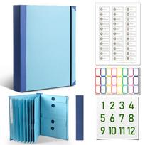 In Case I Go Missing Accordion Binder Folder white