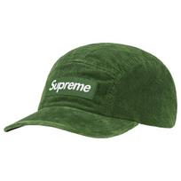 Supreme GORE-TEX Corduroy Camp Cap 'Green White' Men's SUP-FW21-042 F black