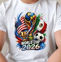 World Cup 2026 Shirt USA Canada Mexico Soccer Fan T-Shirt XXL black