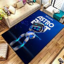 ASTRO BOT Carpet Rug for Living Room Bedroom Home Sofa Decoration,Kids play Non-slip Floor Mat 40x60cm( 15x23in ) blue