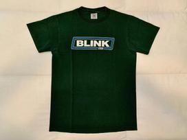 Vintažinis Blink-182 Pop Punk Rock Grupės Grafinis Logotipas Vyriški Vaikų Marškinėliai Oficialus 2001 m. Dydis S 150 black