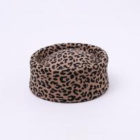 Women's High-End Leopard Print Beret - Versatile French Style Photography Hat Adjustable leopardas
