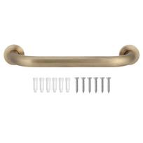 Non-Slip Safety Bathtub Hand Bar Brass Shower Grab Bar Safety Bathroom Safety Handle  For Disabled 30cm / 11.81in beige