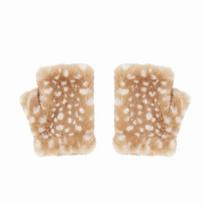 Elastinga rankogalė Pirštų neturintys pliušiniai pirštinės Vilnos pamušalas Pliušinė riešo rankovė Biuro rašymas Style 1 beige