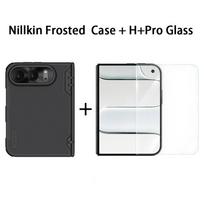 NILLKIN Magnetinis dėklas iPhone Duo Fold Kameros apsauga Oro pagalvės Bamperis Įmontuotas magnetas CA4019 Duo