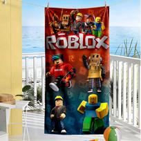 Roblox paplūdimio rankšluostis Labai sugeriantis & Greitai džiūstantis Patogus Lengvas 70cmx140cm(27x55inch)