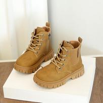 Kids Winter Martin Boots Boys Girls Non Slip Soft Sole Ankle Boots 30 geltona