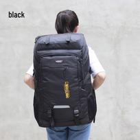 Xin Bisheng 80L Didelis lauko žygio kuprinė kelionėms ir nešiojamojo kompiuterio laikymui 22-inch juoda