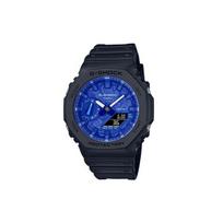 G-Shock Hard Collision X Anakardžio žiedų tema Klasikinis Atsparus smūgiams 200M Vandeniui atsparus Kvarcinis mechanizmas Dervos dirželis Vyriški laikrodžiai Mėlynas GA-2100BP-1APR Black blue