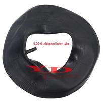 13x5.00-6 Electric ATV Beach Car Scooter Inner Tube Tire 5.00-6 Inner Tube (Straight Valve) black