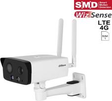 IP kamera Dahua Technology su PIR jutikliu IPC-HFW3441DG-AS-4G-NL668EAU-B-0280B 4G/LTE WizSense - 4 Mpx 2.8 mm DAHUA | 6923172582331 | 6923172582331