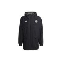 adidas Real Madrid Soccer/Football Hooded Jacket Black Men's GR4275 M black