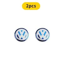 2/5/10 vnt. 14 mm automobilio rakto emblemos lipdukai Automobilio valdymo rakto logotipai Volkswagen VW GTI Golf Passat B6 Jetta Touran CADDY Rline white