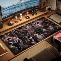 Anime Titan Attack Color Mouse Pad Large Gaming Table Cushion Non-slip Laptop Tablet Big Mousepad XXL Mat Mini PC Playmat With Lock edge 40cmx90cm(15.7x35.4inch)