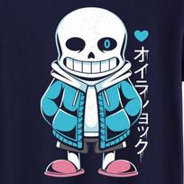 Sans Lazy Bones Unisex T-Shirt - Undertale - Deltarune - Papyrus - Video game t-shirt - Gamer tee - Undertale tee - Gaming 120 white