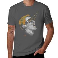 Annie Lennox Tshirt Casual Light Summer Short Sleeve Top Tshirt 3XL brown