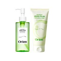 [ORIEN] Zero plėvelės valymo rinkinys (Valomasis aliejus 200 ml + Valomosios putos 150 ml) - Veido prausiklių rinkinys white