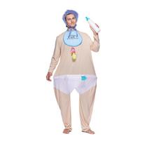 Suaugusiųjų kūdikio kostiumas Naujiena Helovinas Atvirkštiniai drabužiai vyrams moterims Cosplay apranga Karnavalas Velykos Purimas One Size mėlyna