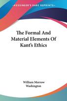 The Formal And Material Elements Of Kant's Ethics