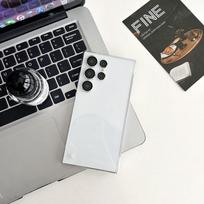 Suitable for Samsung S25ultra Ultra thin Skin Feeling S23ULTRA Frameless Phone Case S24 Hardened Anti scratch Heat Dissipation S25 ULTRA white