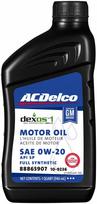 Variklio alyva ACDELCO 0W-20, sintetinė, 0.946 l, 10-9326