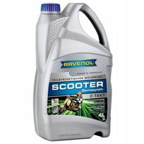 Motociklų alyva RAVENOL Scooter 2T, 4 l, dvitakčiams varikliams