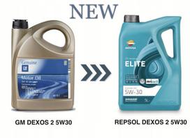 Variklio alyva REPSOL Elite Evolution DX2 5W30 Dexos2, 5 l