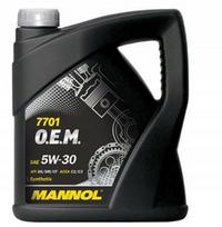 Variklinė alyva MANNOL 5W30 O.E.M. CHEVROLET OPEL MN7701, 4 l