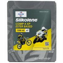 Motociklų pusiau sintetinė alyva FUCHS Silkolene Comp 4 10W40, 4 l