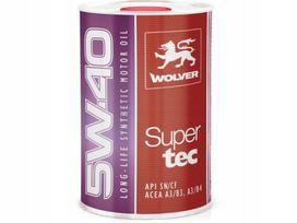 Variklio alyva Wolver SuperTec 5W-40, 1 l, vokiška