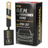 Variklinė alyva Mannol OEM Mercedes-Benz, 0W30, 4 l, MB 229.51/229.52/229.31
