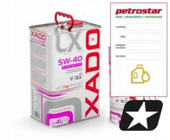 Variklio alyva XADO LUXURY DRIVE 5W40 su revitalizantu, 5 l