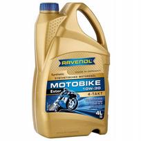Sintetinis motociklų tepalas RAVENOL Motobike 4T Ester 10W30, 4 l