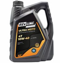 Variklinė alyva motociklams Revline Ultra Moto 4T 10W40 4L MA-2