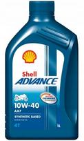 Variklinė alyva SHELL ADVANCE 4T AX7 10W-40, 1 l