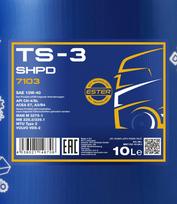 Variklio alyva Mannol TS-3 10W-40 SHPD, 10 l, 7103