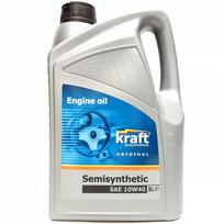 Variklio alyva KRAFT 10W-40, pusiau sintetinė, 5 l